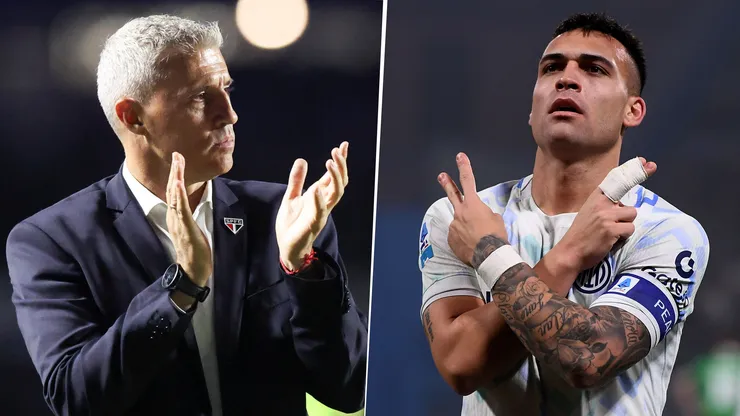 Hernán Crespo destacó el potencial goleador de Lautaro Martínez y dijo que es un "ejemplo para sus compañeros".
