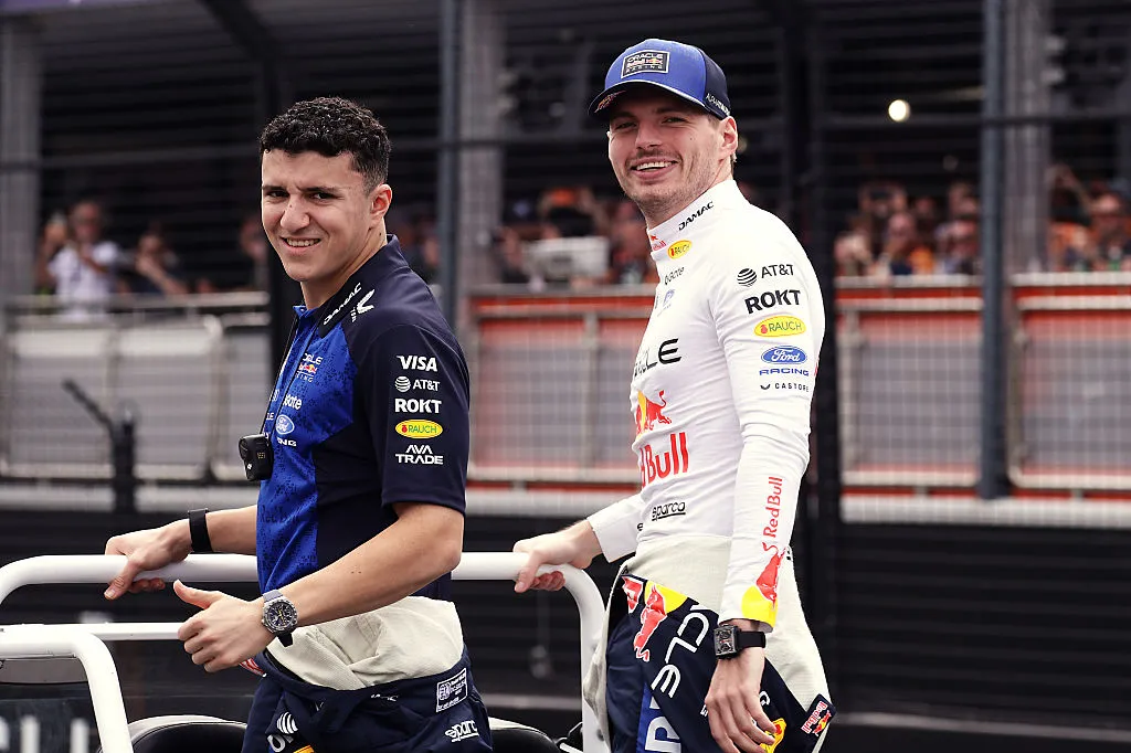 Isack Hadjar, el hombre señalado para liderar Red Bull si Verstappen deja la F1. (Getty)