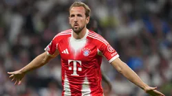 Harry Kane celebra su gol ante Real Madrid.