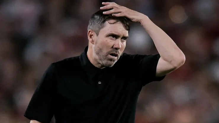 Eduardo Coudet, entrenador de River.