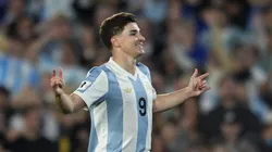 Julián Alvarez, delantero de la Selección Argentina.