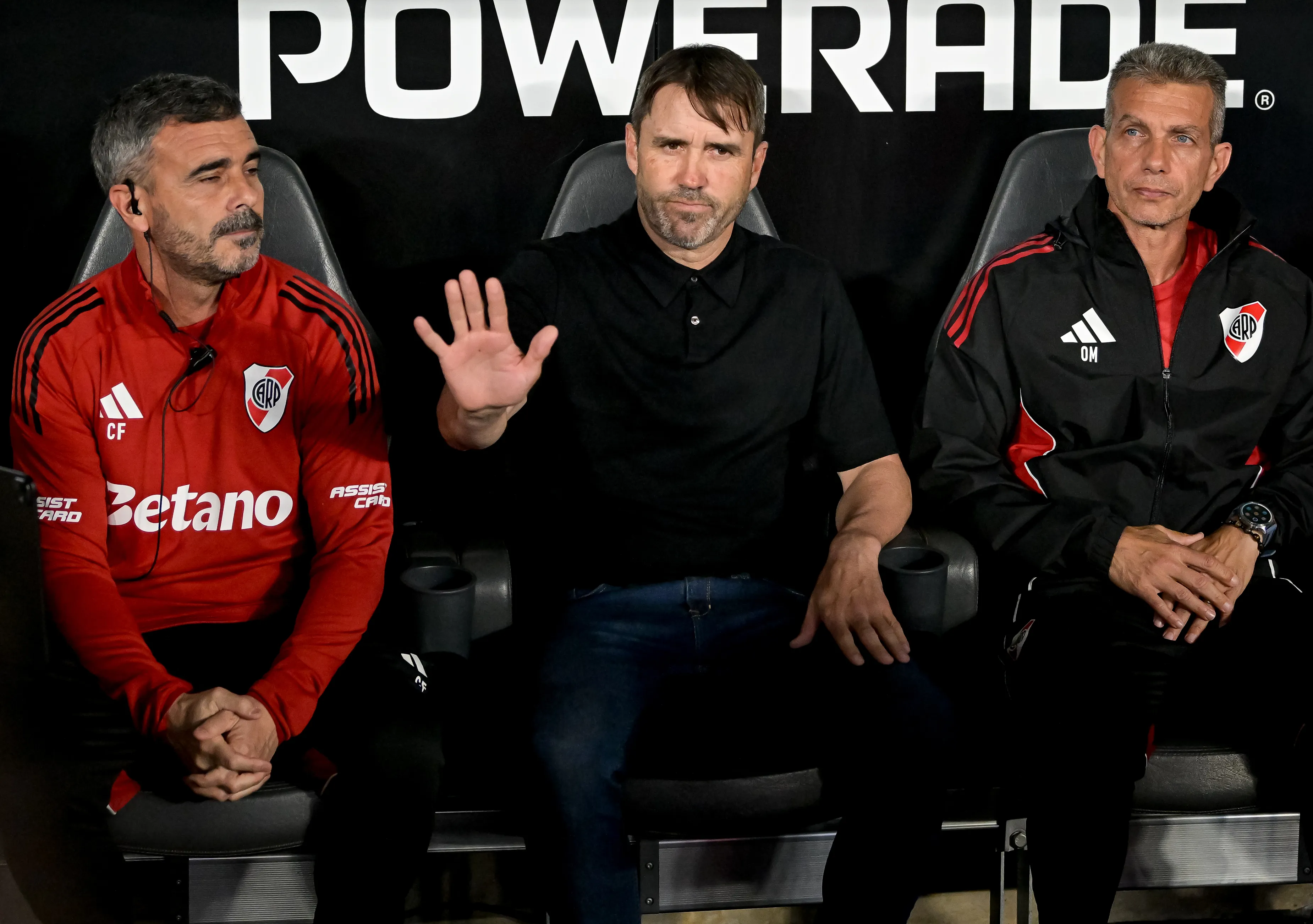 Eduardo Coudet, entrenador de River Plate. (Getty Images)