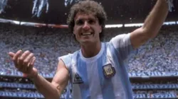 Oscar Ruggeri en el Mundial 1986.