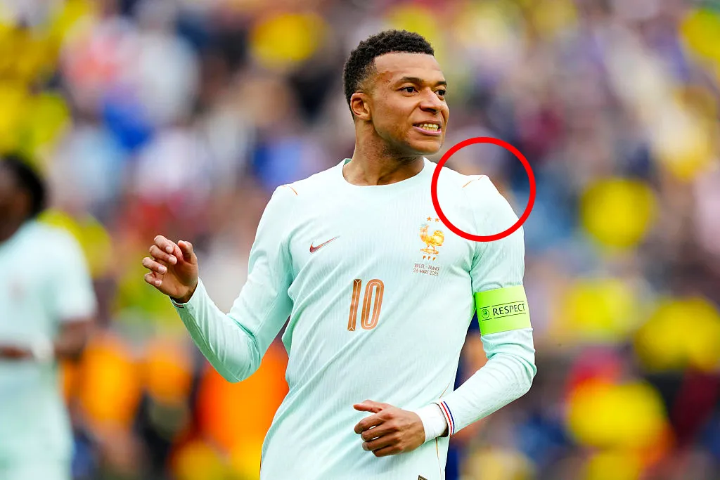 El bulto que se hace en las camisetas Nike para el Mundial 2026. (Getty)