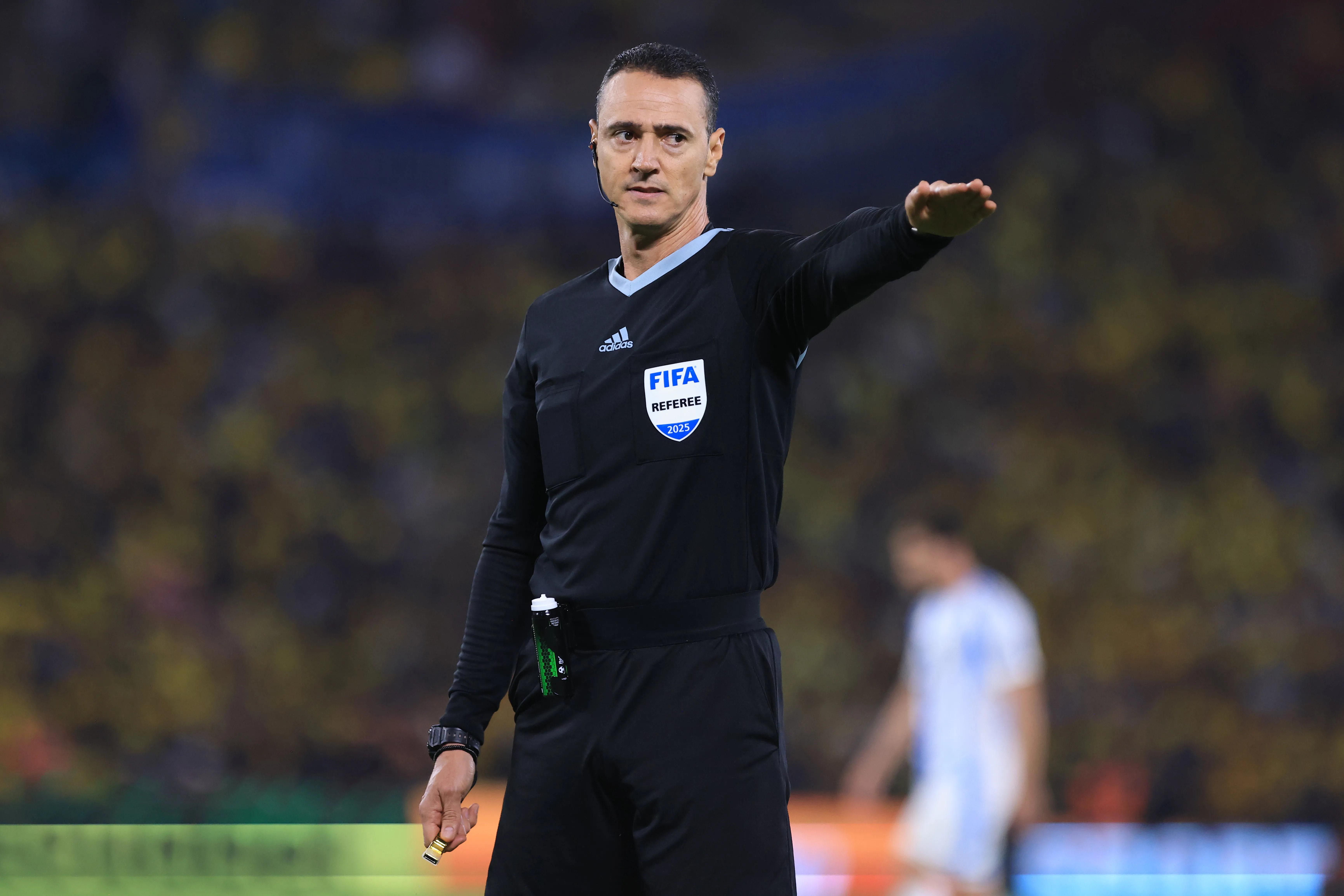 Wilmar Roldán, el árbitro designado para Rosario Central vs. Independiente del Valle. (Getty Images)