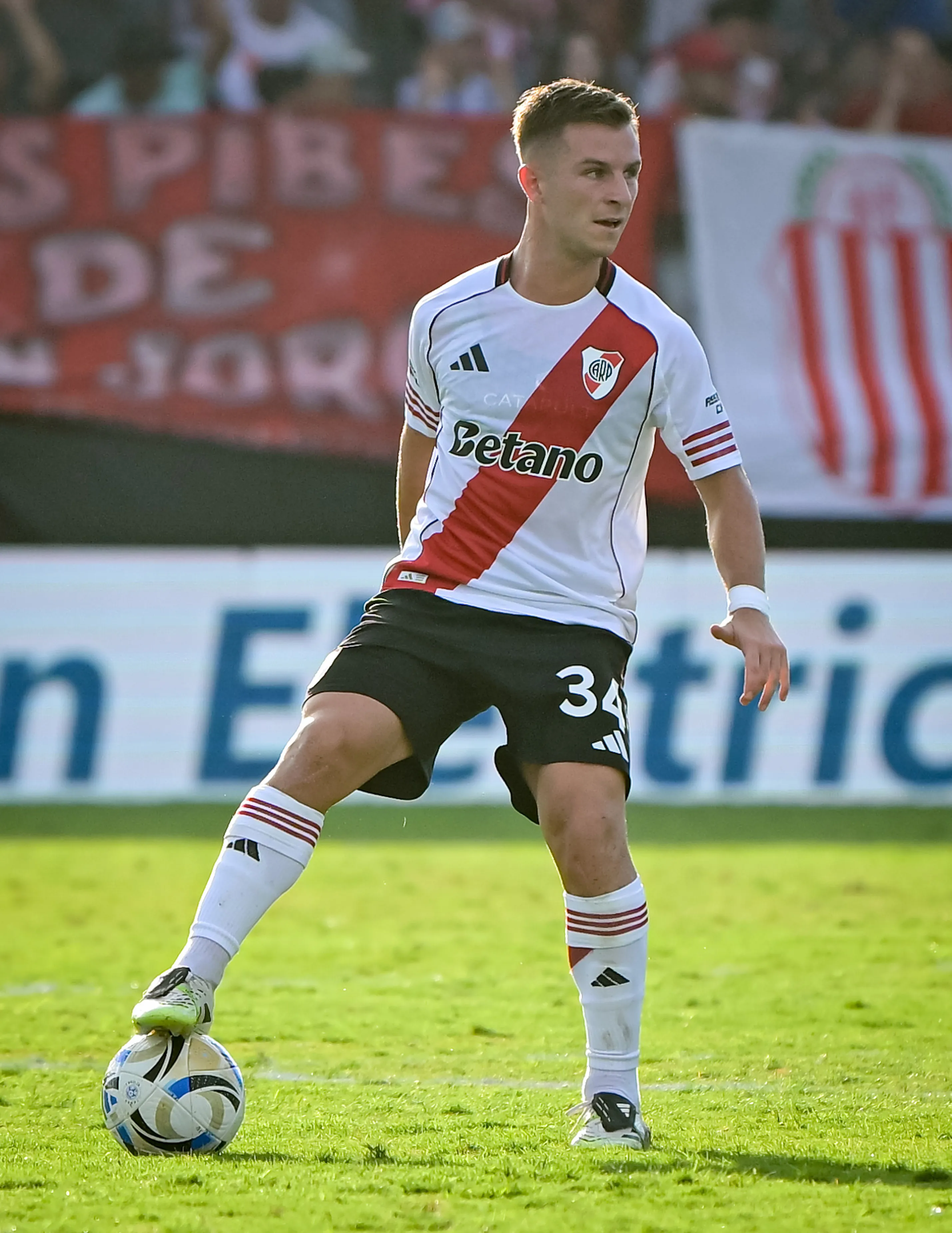 Giuliano Galoppo, mediocampista de River. (Marcelo Endelli/Getty Images)