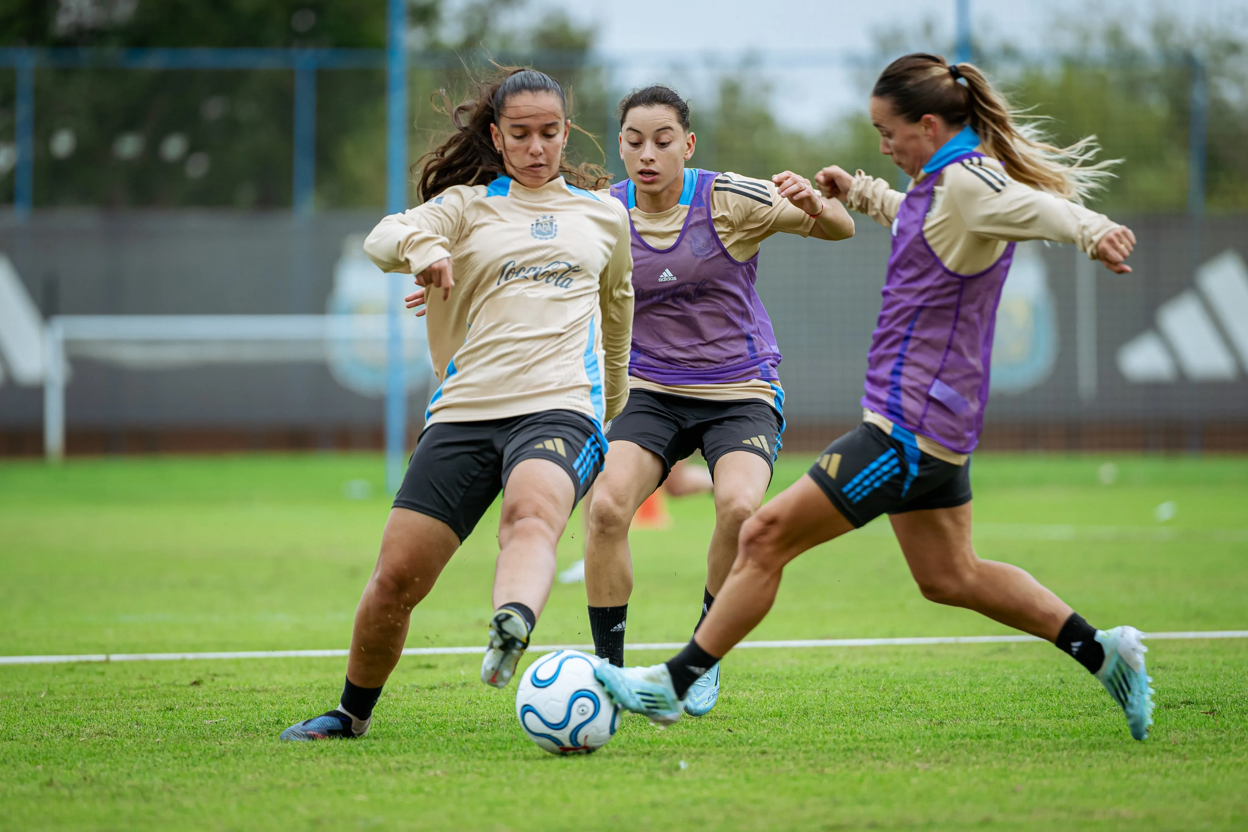 El último entrenamiento en Ezeiza. Foto AFA.
