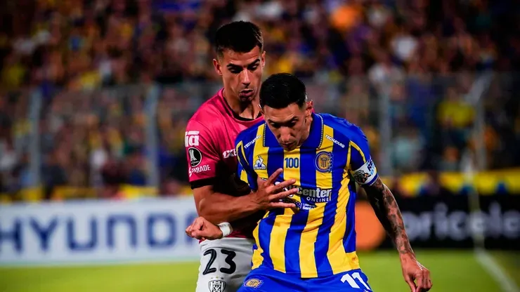 Ángel Di María en Rosario Central vs. Independiente del Valle.
