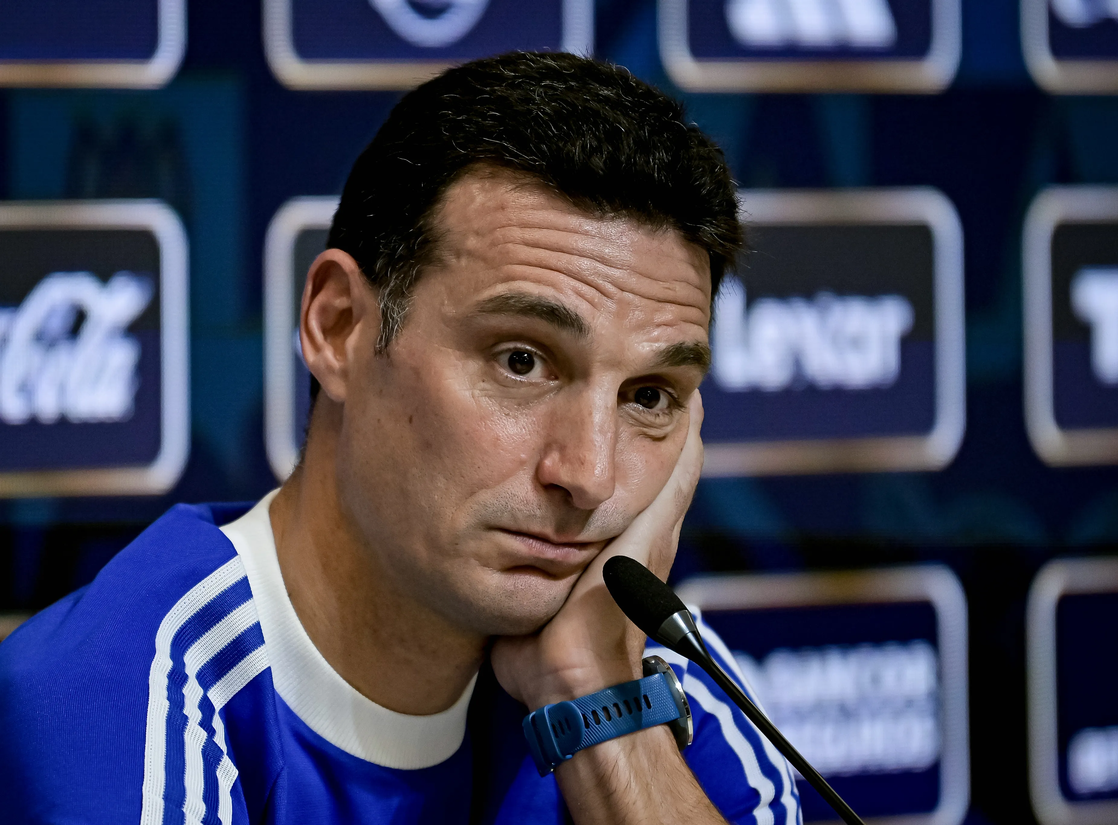 Lionel Scaloni, entrenador de la Selección Argentina. (Foto: Getty).