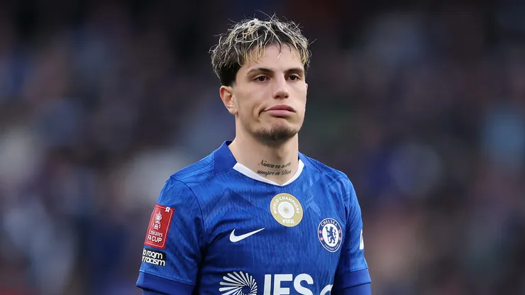 Alejandro Garnacho llegó a Chelsea durante esta temporada.