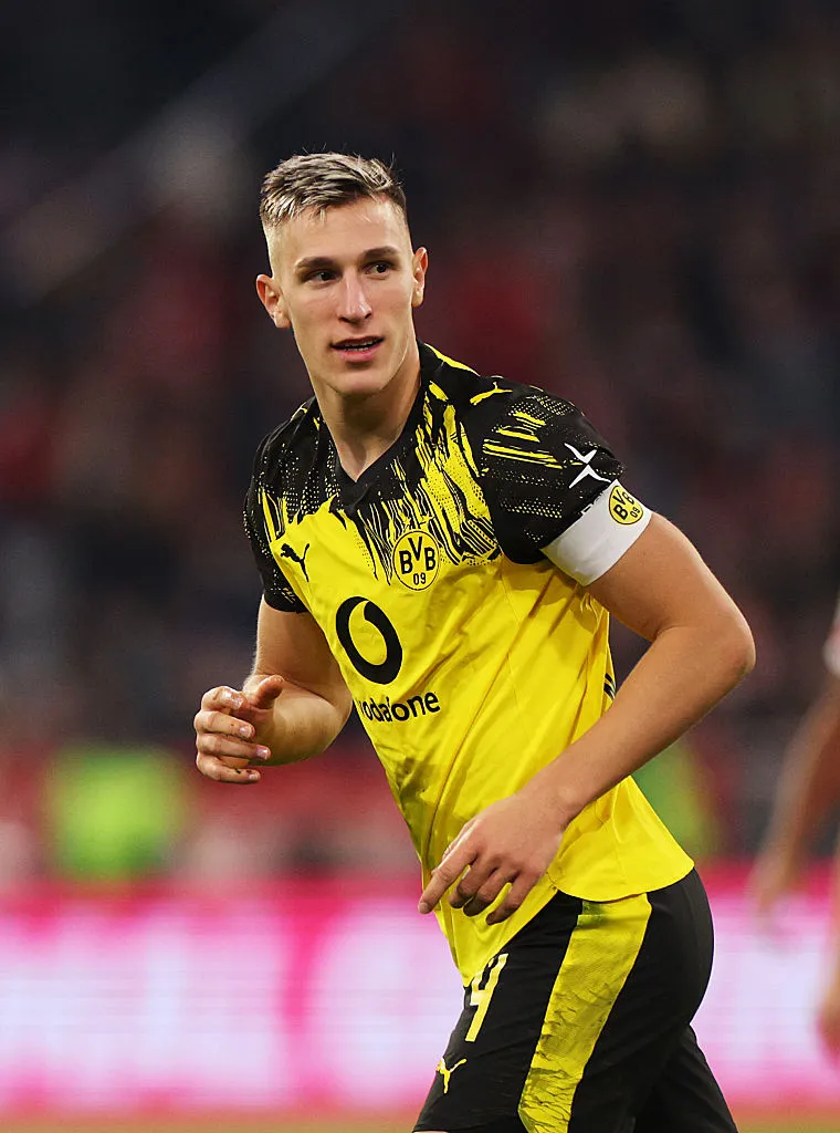 Nico Schlotterbeck, capitán del Borussia Dortmund, seguirá en el club hasta 2031. (Getty Images)