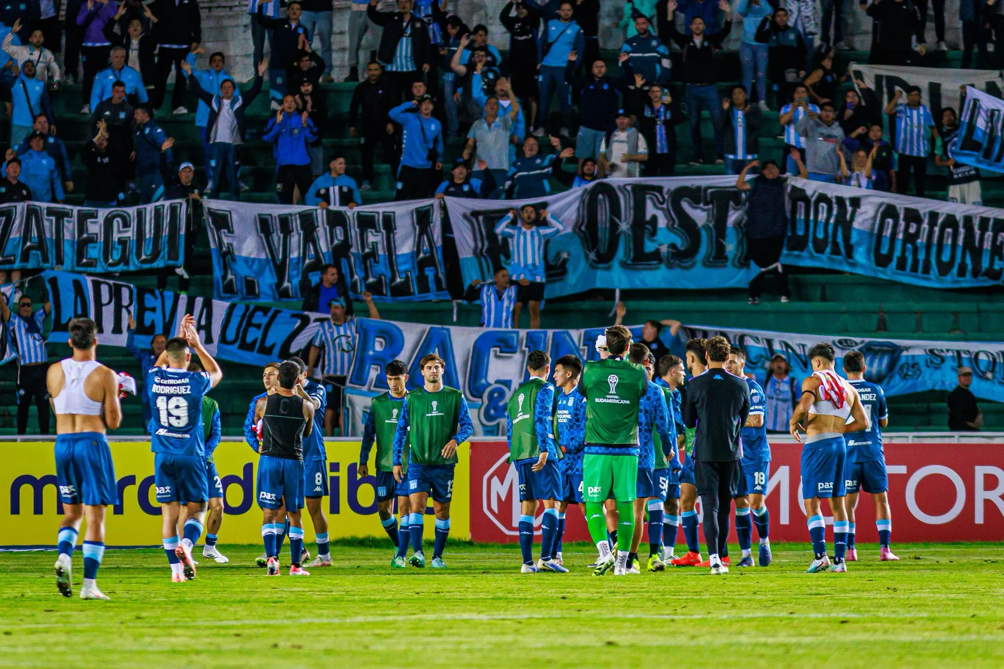 Racing se estrenó con victoria en la Copa Sudamericana.
