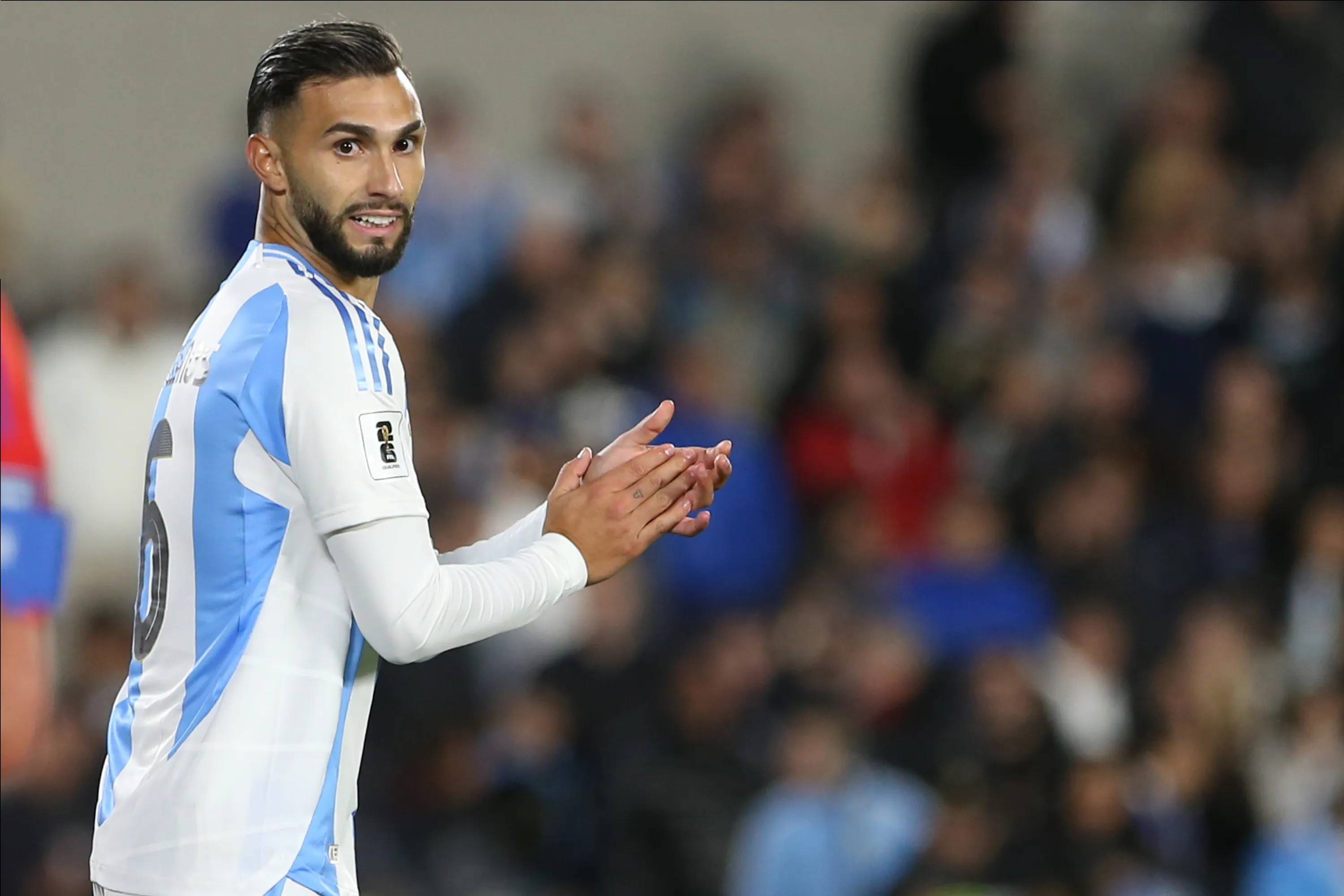 Valentín Castellanos en la Selección Argentina.