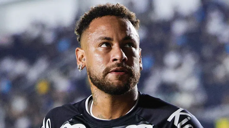 Neymar, delantero del Santos.