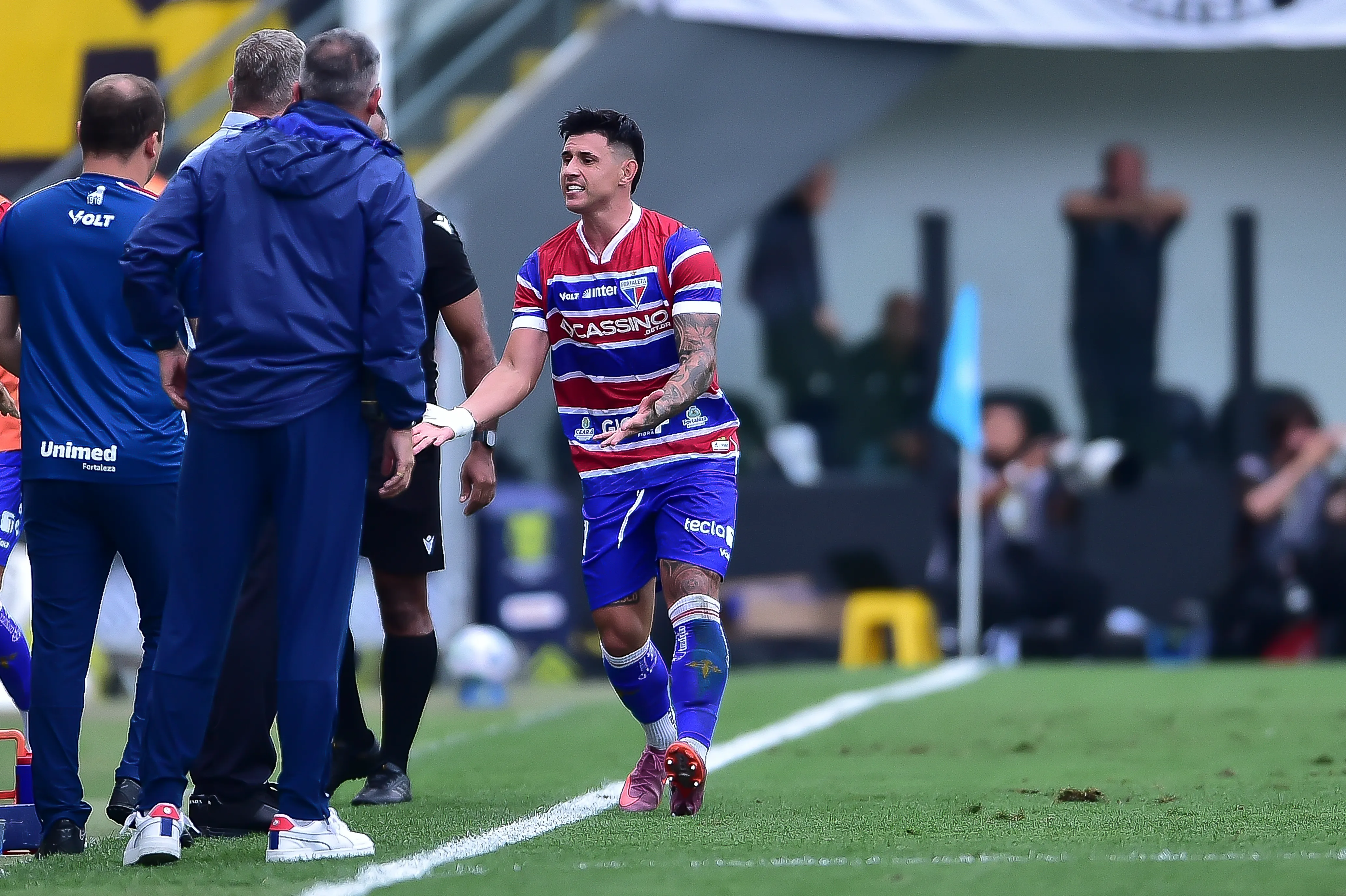 Adam Bareiro en Fortaleza. (Getty Images)