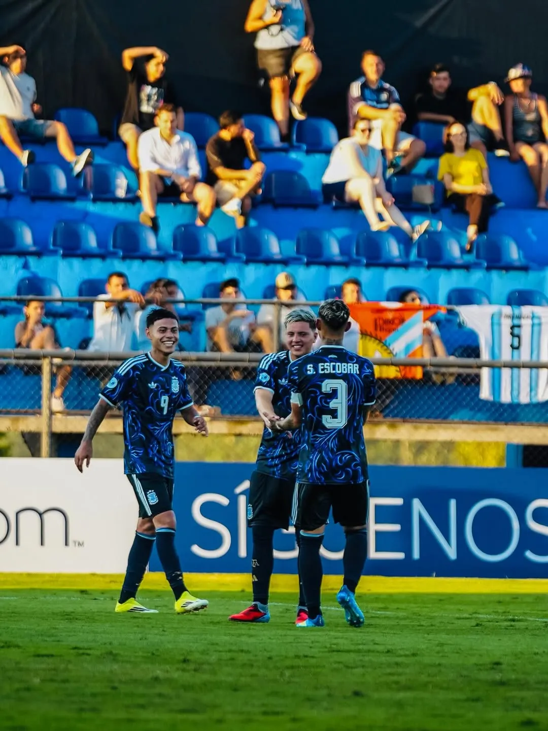 Los jugadores de la Selección Argentina Sub-17.