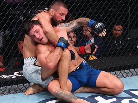 Derrota argentina en UFC 327: Esteban Ribovics perdió ante Mateusz Gamrot por sumisión