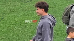 Julián Alvarez, presente en Vallecas para ver a Club Argentino