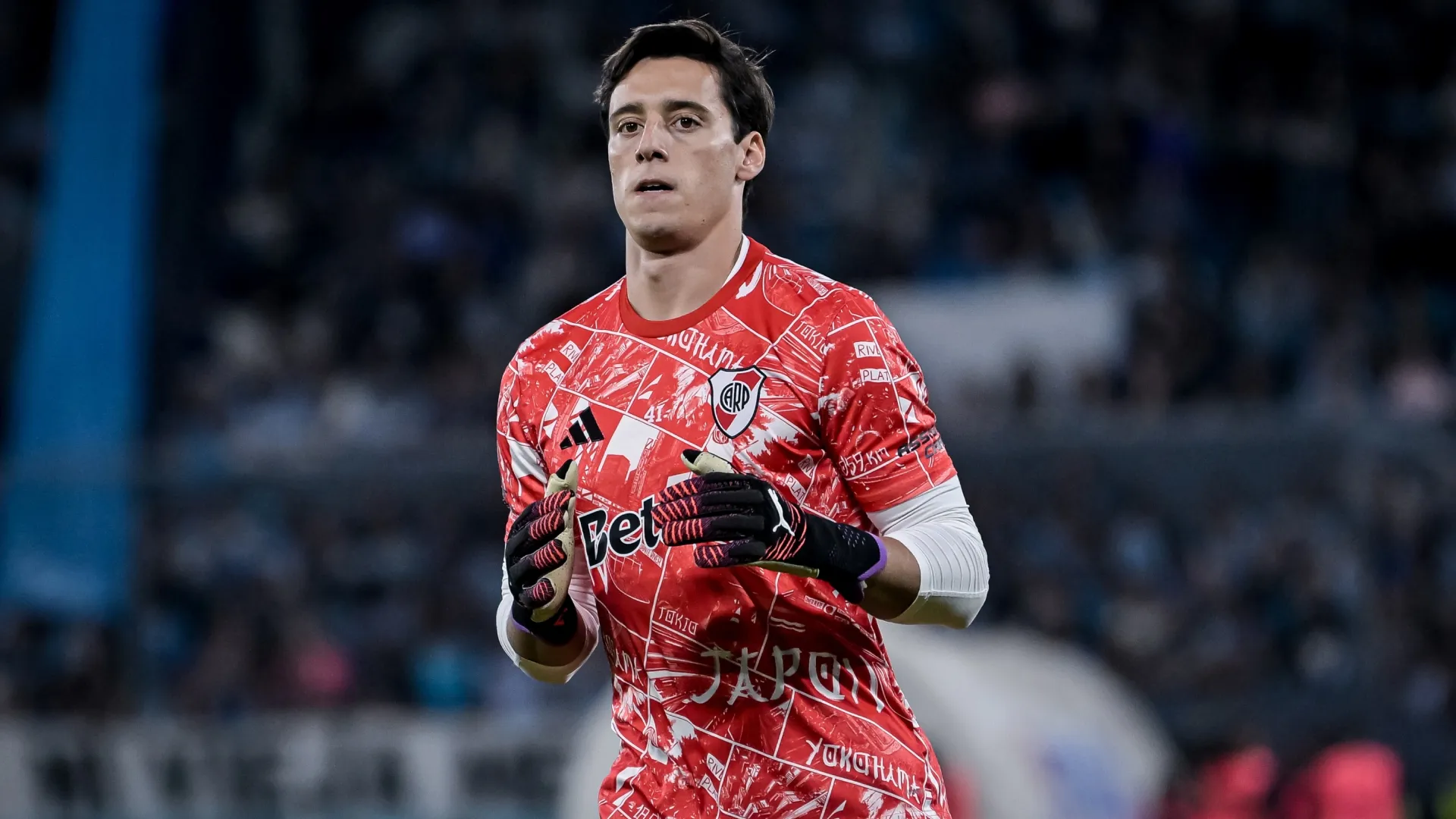 Santiago Beltrán, una de las figuras de River ante Racing. (Foto: Getty).