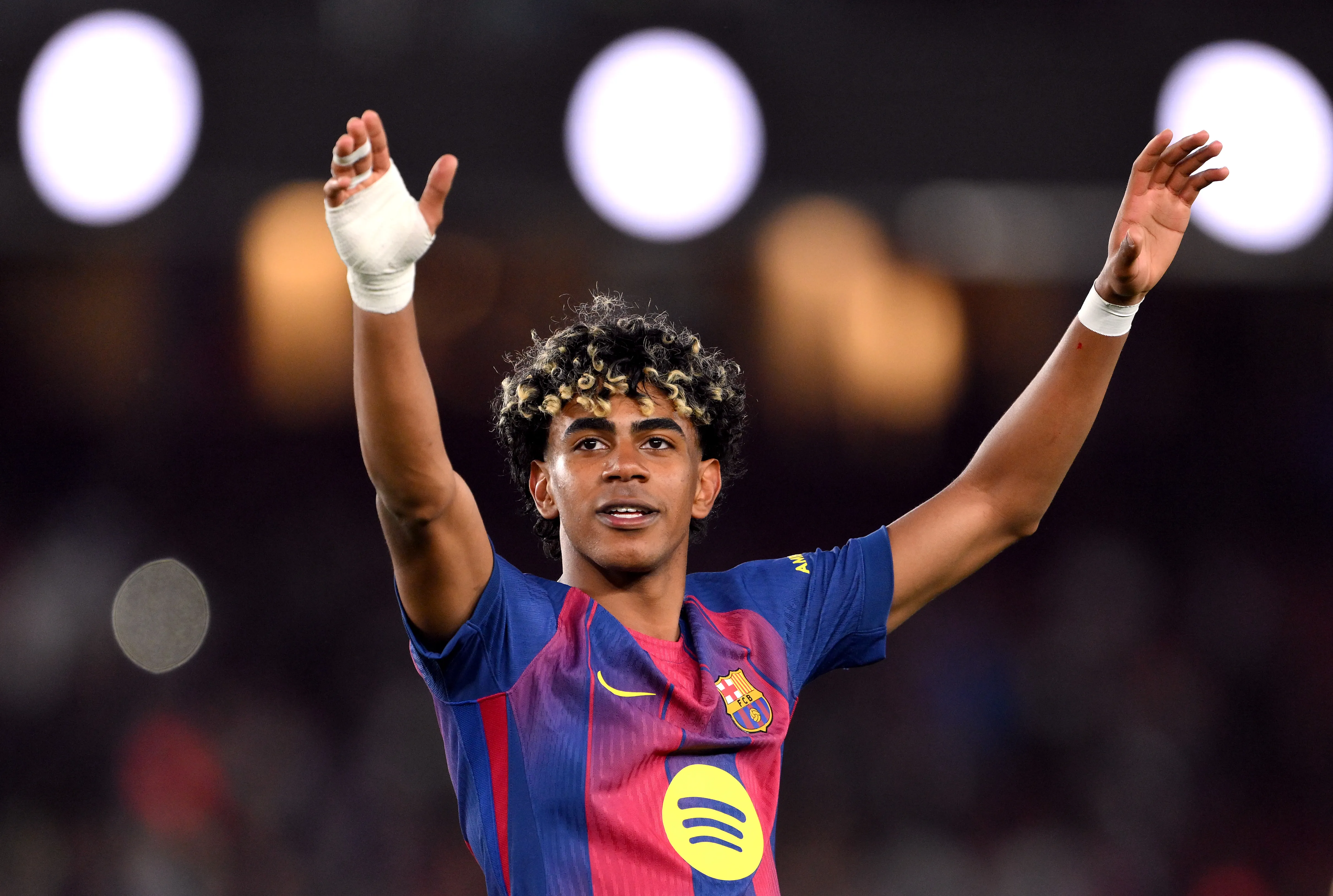 Lamine Yamal, máxima figura de Barcelona. (Getty Images)
