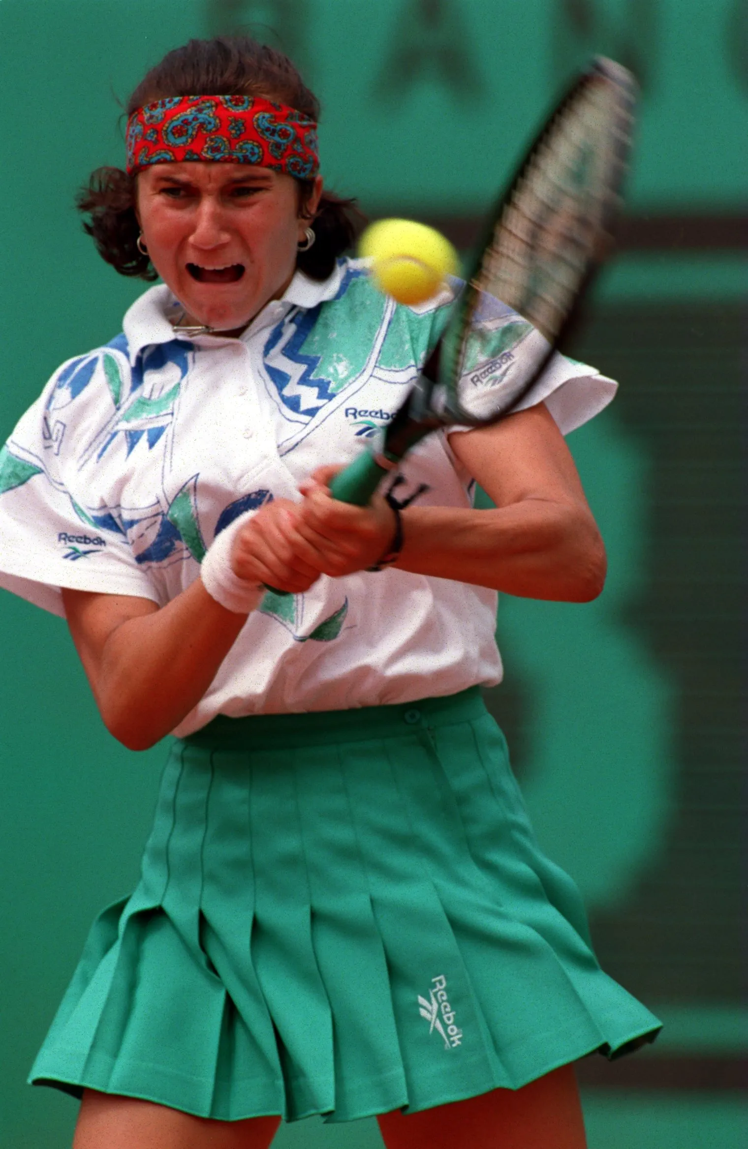 Majoli en 1994, en sus primeros años en el circuito. (Foto: Getty).