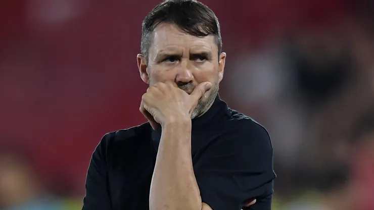 Chacho Coudet, entrenador de River.