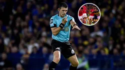 Andrés Merlos cobró penal para Boca a través del VAR.