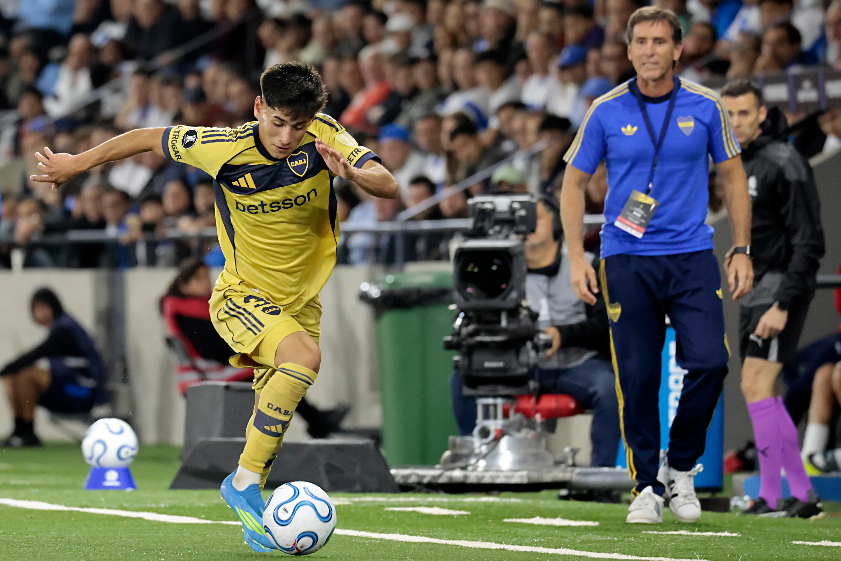 Aranda viene de ser figura en el estreno de Boca en Copa Libertadores.