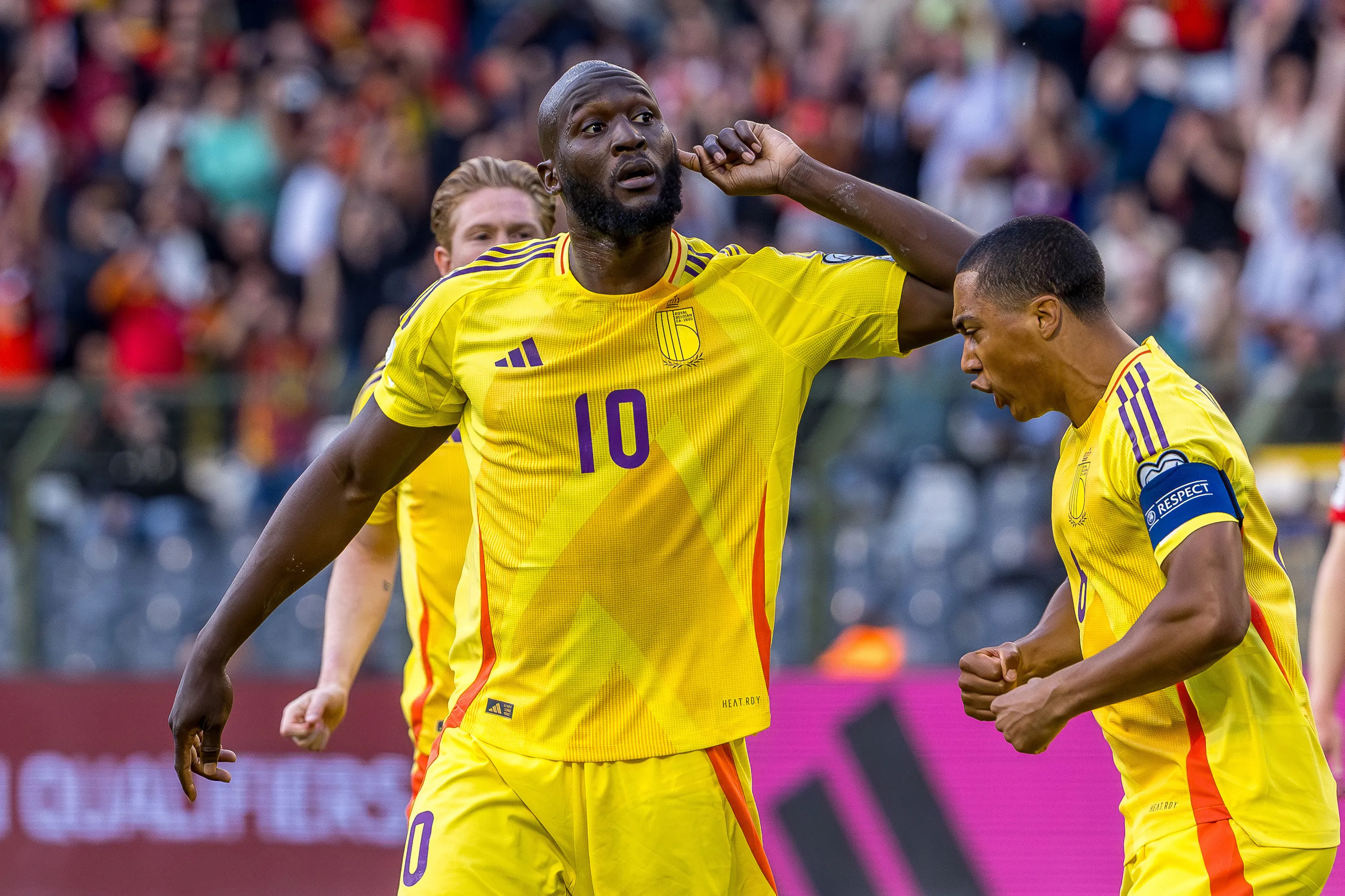 Romelu Lukaku, delantero de Bélgica. (Omar Havana/Getty Images)
