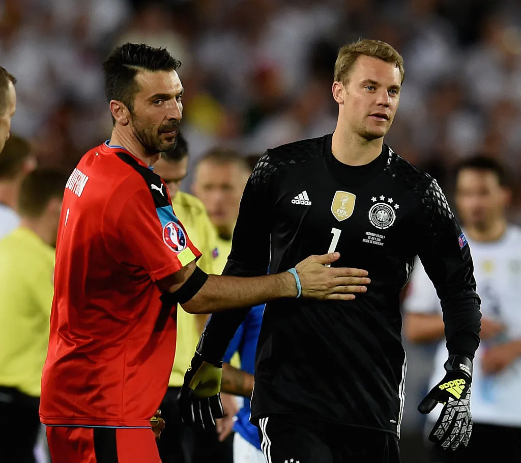 Buffon, uno de los nombres que destacó Neuer. (Getty)