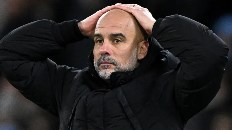 Pep Guardiola, entrenador de Manchester City.