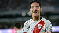 Sebastián Driussi festeja su gol ante Carabobo.