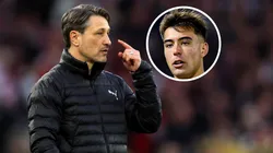 Niko Kovac se lamentó por los pocos minutos que registra Aaron Anselmino en el Racing de Estrasburgo.