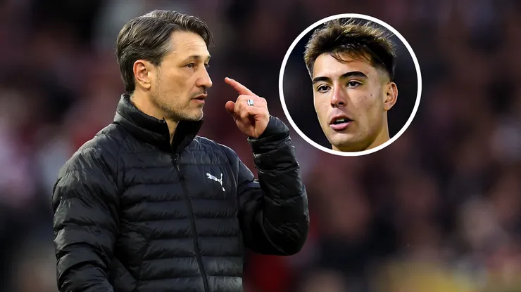 Niko Kovac se lamentó por los pocos minutos que registra Aaron Anselmino en el Racing de Estrasburgo.