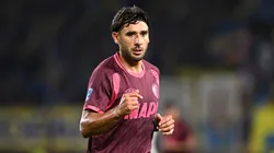 Eduardo Salvio, referente de Lanús.