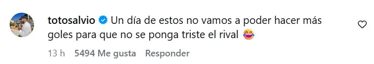 La crítica de Salvio sobre la medida de la DNA que prohíbe a los jugadores pararse sobre la pelota (Captura).