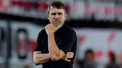 Eduardo Coudet, con pocas variantes en River.