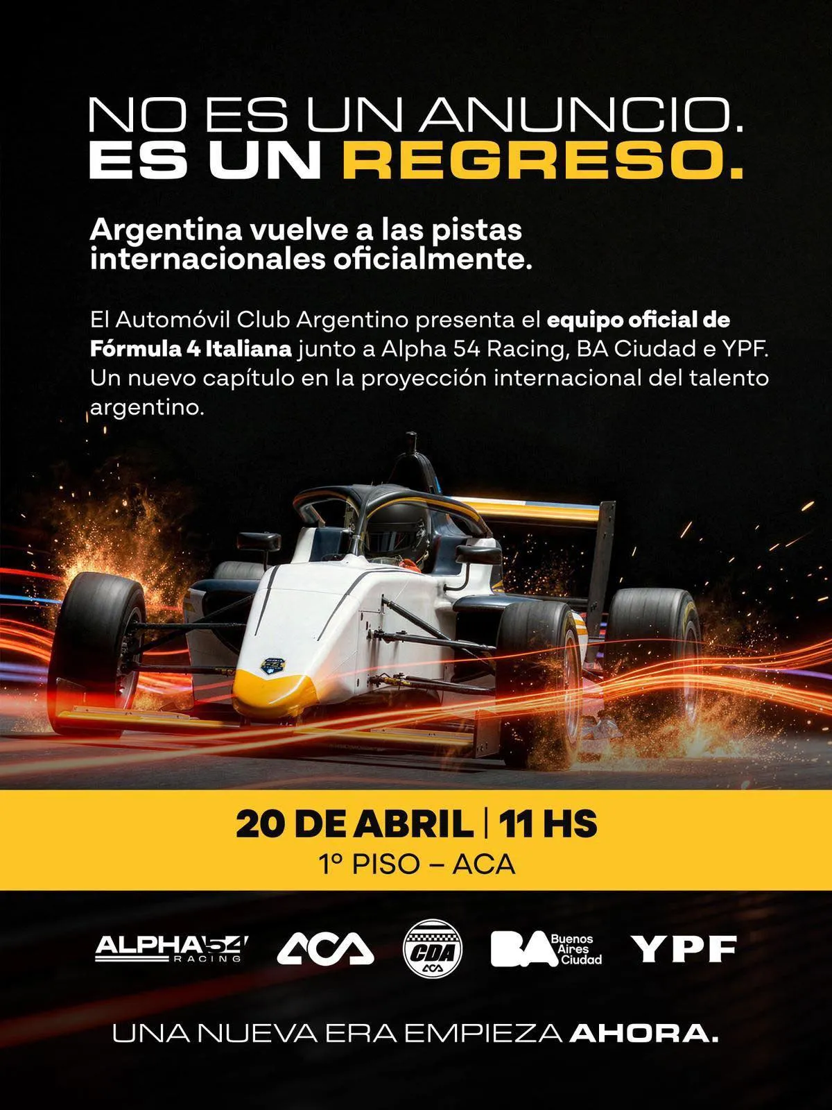 Alpha 54 Racing, la escudería argentina en Europa.
