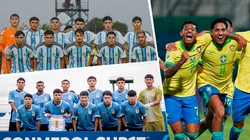 Argentina, Brasil y Uruguay, tres de los clasificados al Mundial Sub-17.