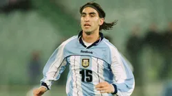 Claudio Husaín en la Selección Argentina.