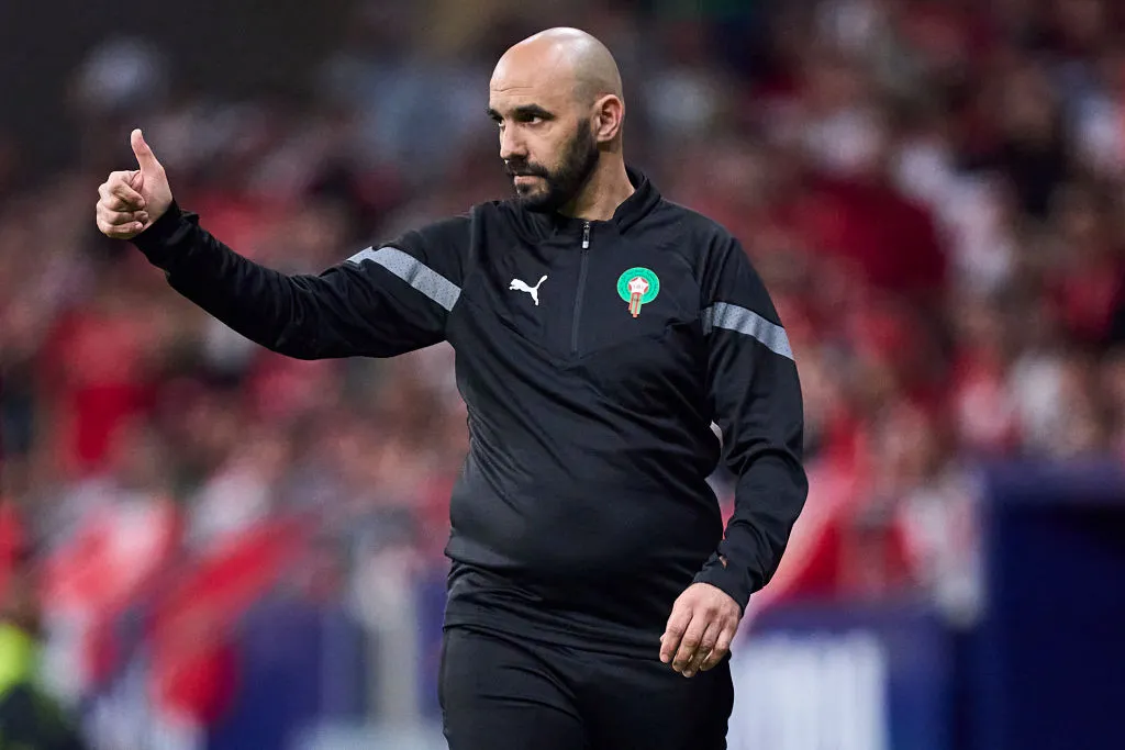 Walid Regragui, libre desde su salida de Marruecos, es el candidato. (Getty)