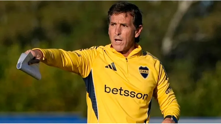 Claudio Úbeda, entrenador de Boca.