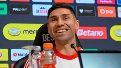 Gonzalo Montiel en la conferencia de la LPF.