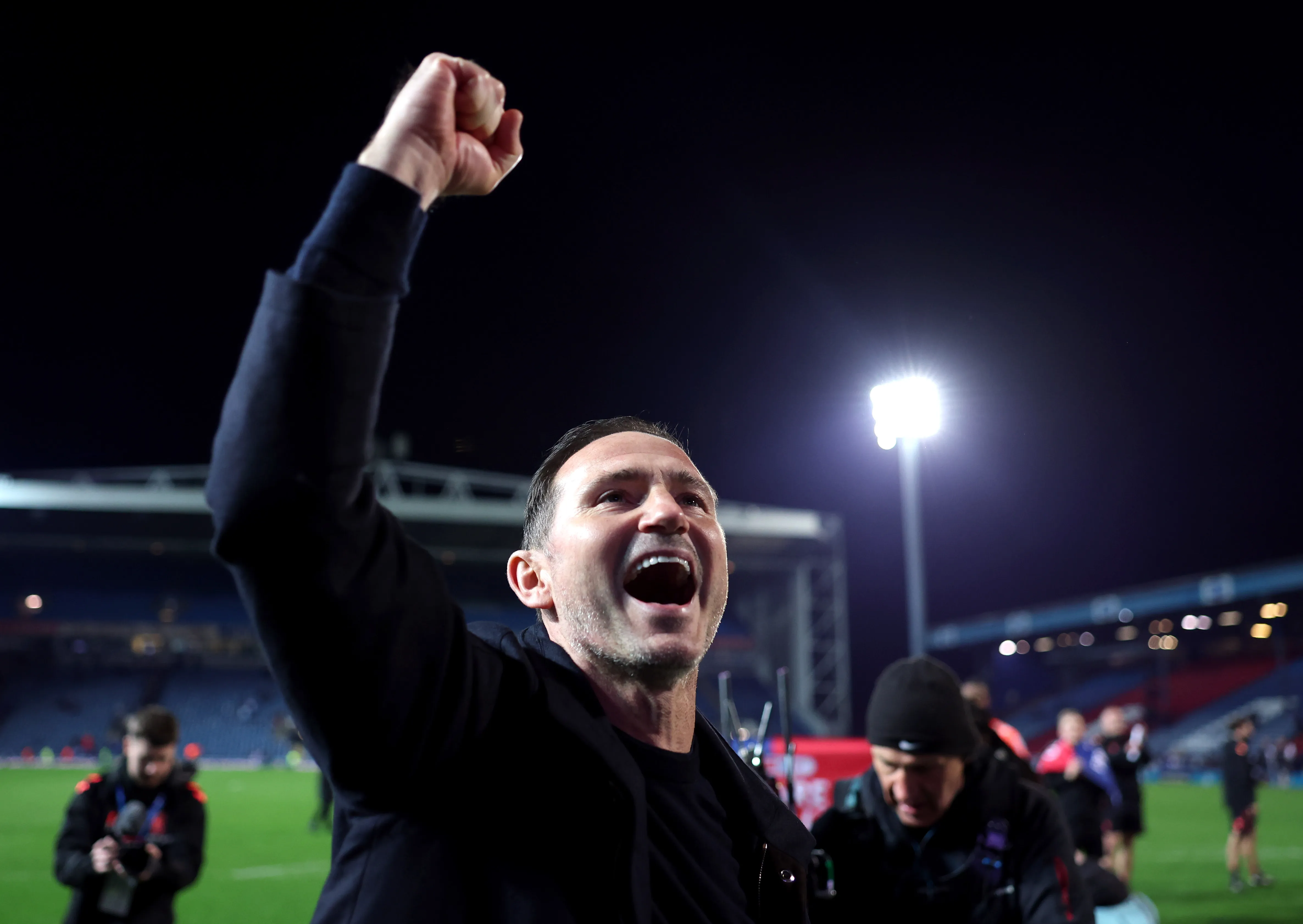 Frank Lampard tras el ascenso de Convetry City a la Premier League. (Getty Images)