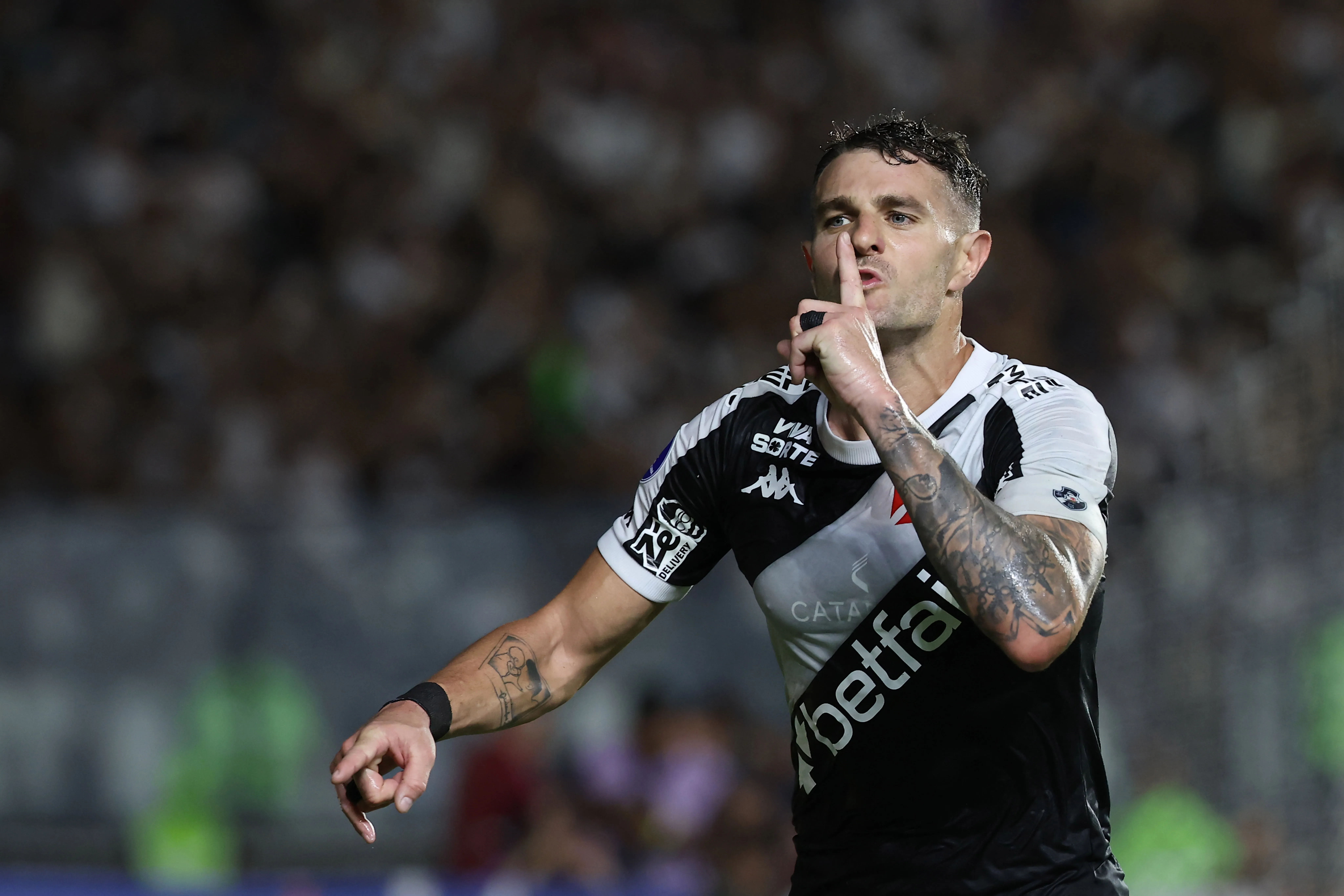 Pablo Vegetti, durante su etapa en Vasco Da Gama. (Getty Images)