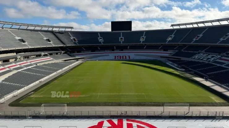Desde River aclaran en qué condiciones llegará su terreno de juego al Superclásico