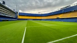 El campo de juego de La Bombonera.