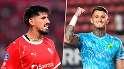 Kevin Lomónaco y Cristopher Fiermarin, protagonistas de Independiente y Defensa y Justicia.