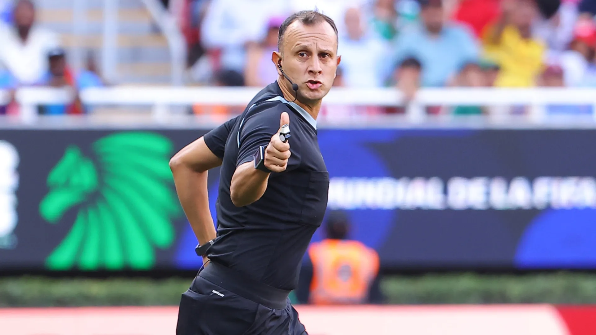 Darío Herrera, el árbitro del partido.