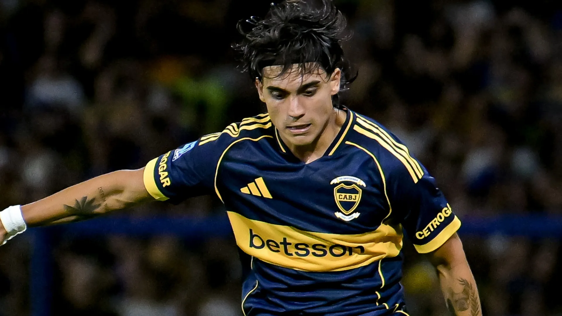 Exequiel Zeballos, delantero de Boca.